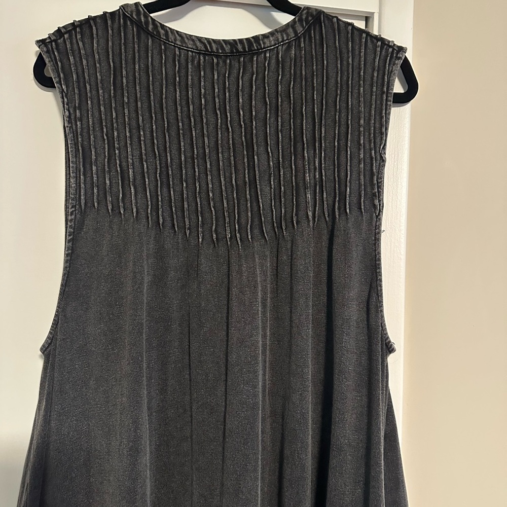 Free people pin-tucked knit midi dress - Picture 8 of 10